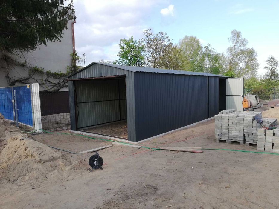 Garaż Blaszany - Grafit 3x8 |Magazyny| Schowek| Wiata |Hala| - ESSTAL*