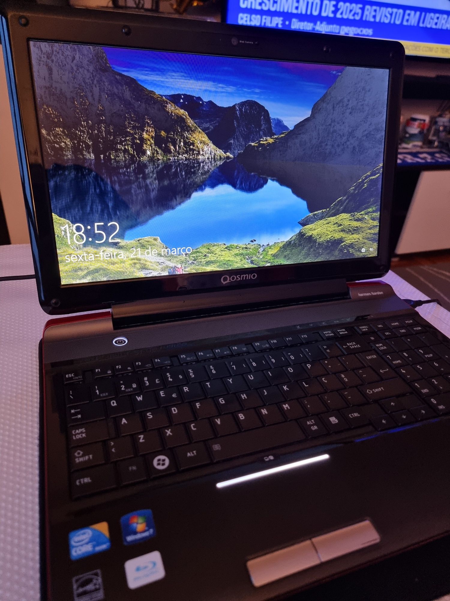 Portátil Toshiba Qosmio F60-14Q, [Ram-8GB], [Intel i7], [SSD-250GB]