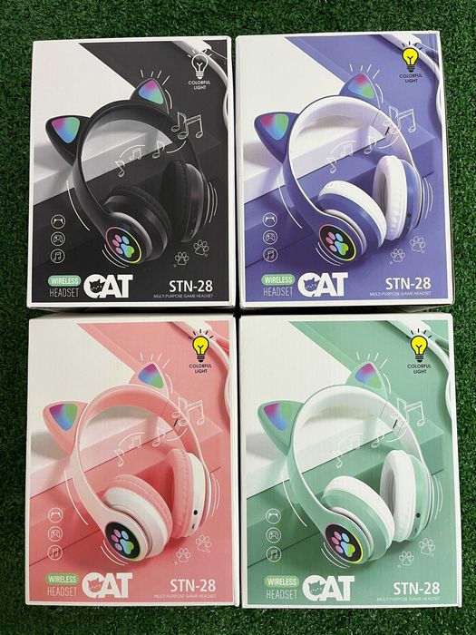 Беспроводные НАУШНИКИ с подсветкой!   Наушники на блютузе! Громкие.