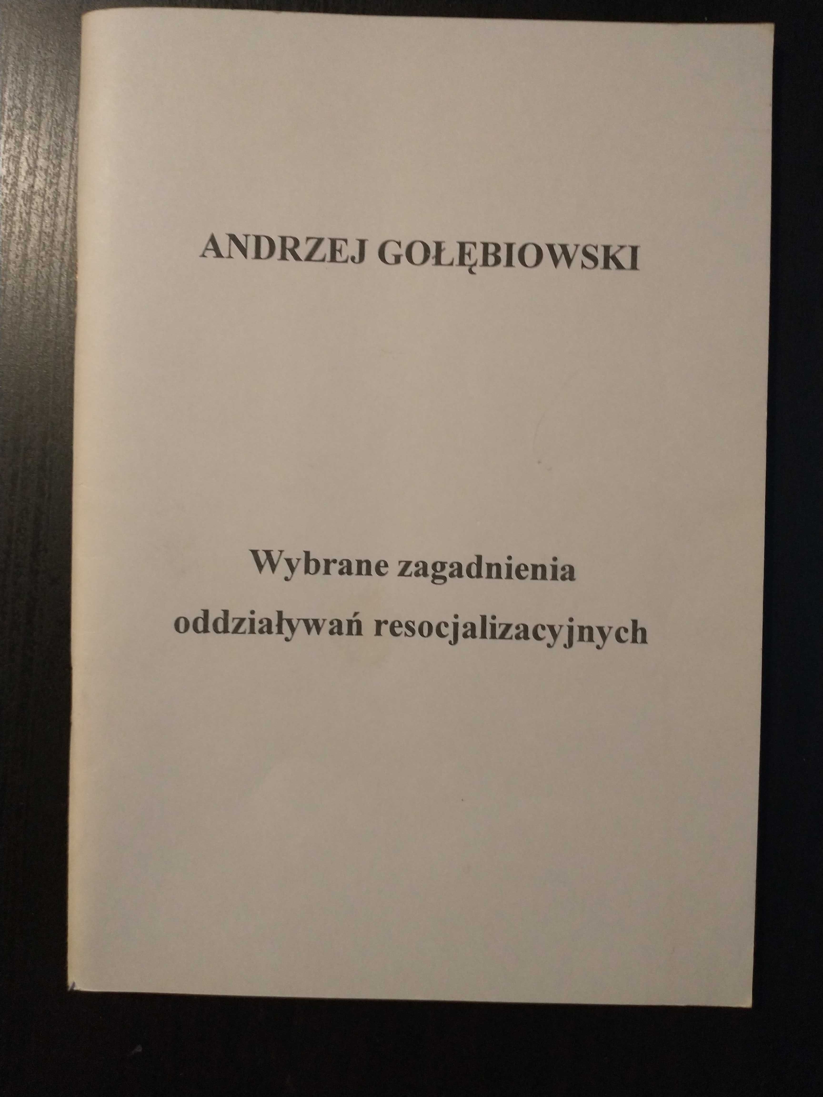 Wybrane zagadnienia oddziaływań resocjalizacyjnych - Gołębiowski