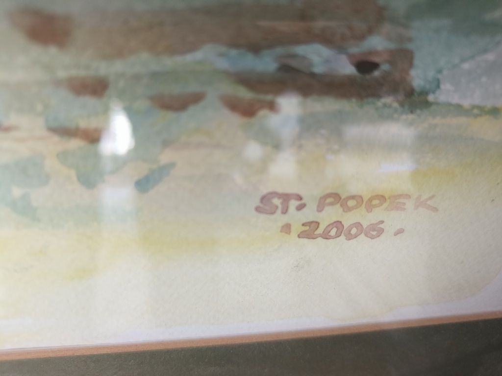 Akwarela Stanisław Popek