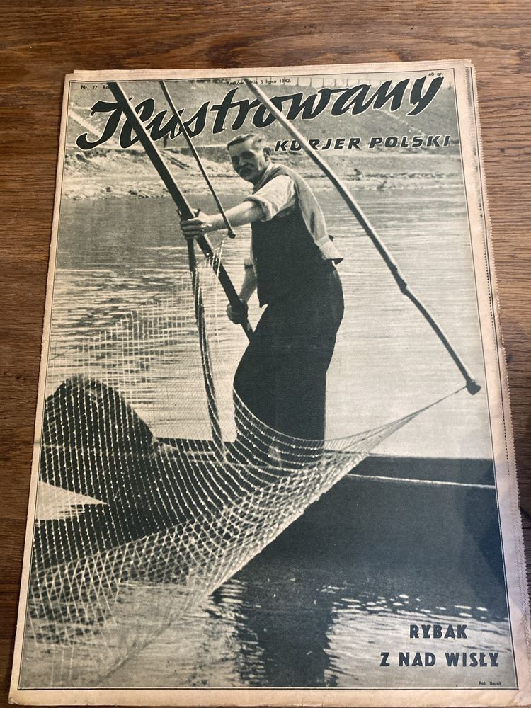 Gazeta z okresu okupacji Ilustrowany Kurjer Polski 5 lipca 1942