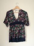 Bluzka, kwiatki, boho, stradivarius