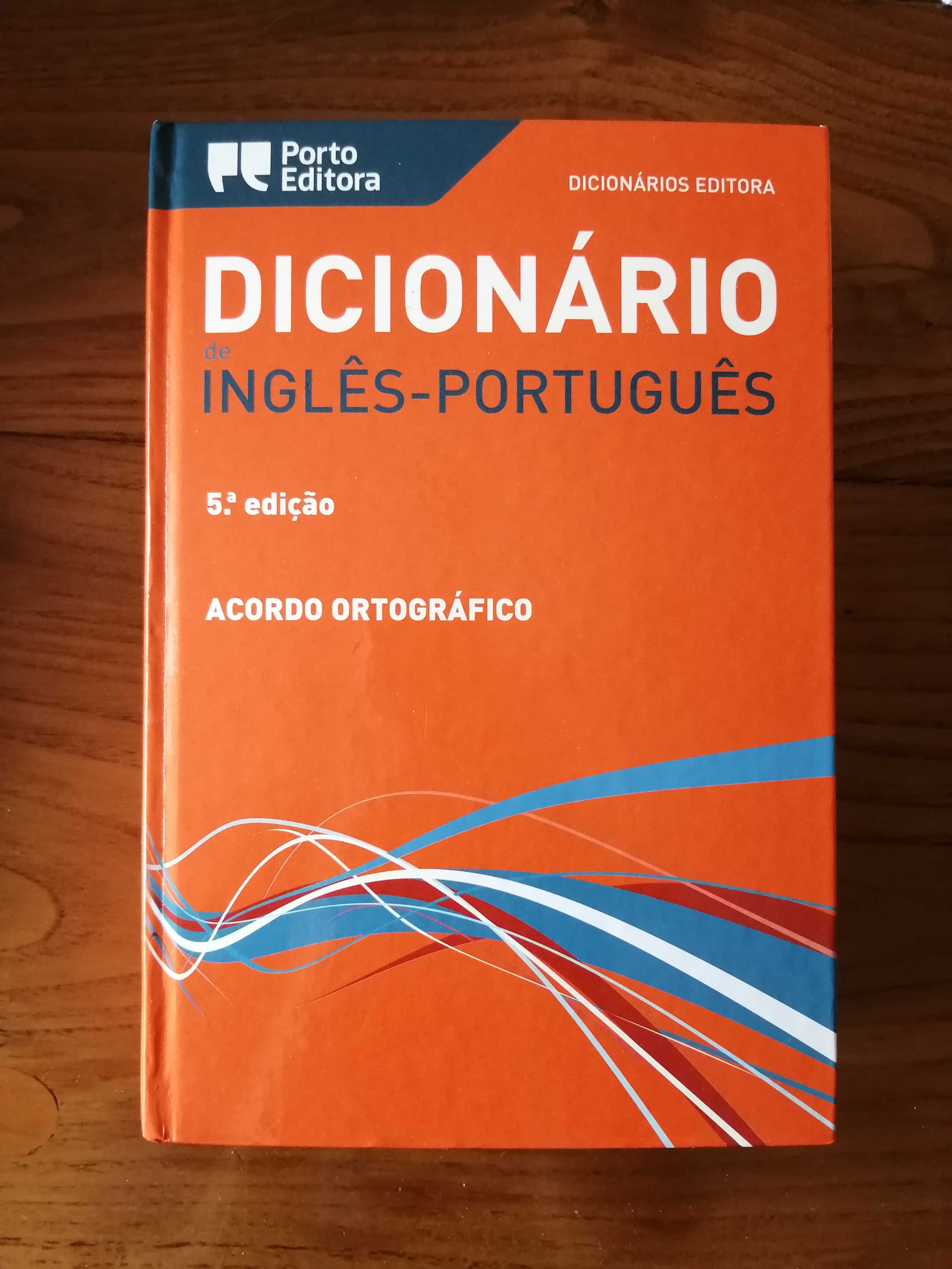 Dicionário Editora Inglês-Português 5ªEdição, capa dura