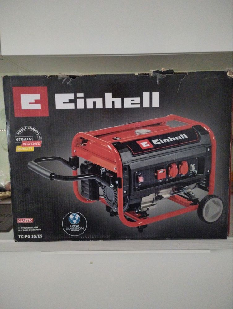 Бензиновий генератор Einhell 3,1 кВт. В наявності! Модель TC-PG 35/E5