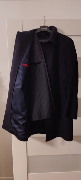 Płaszcz męski wełniany