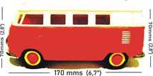 Carrinha Kombi - pão de forma -  Volkswagen da JATO - ORIGINAL