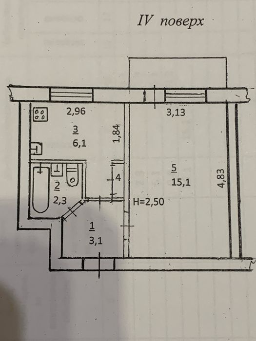 Продам 1 комнатную квартиру