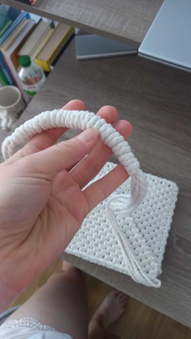 Сумка на плече / клатч / сумочка ручної роботи / макраме аксесуари