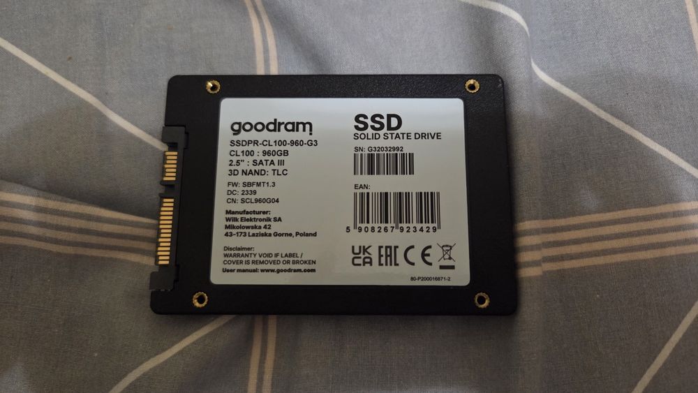 Goodram SSD 2.5 SATA 3 960GB