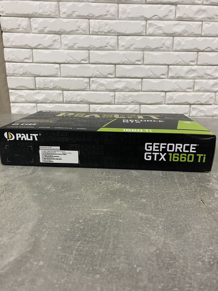 Видеокарта  Invidia 1660 ti 6Gb StormX