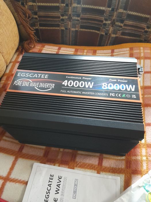 Інвертор перетворювач напруги з 12в 24в на 220