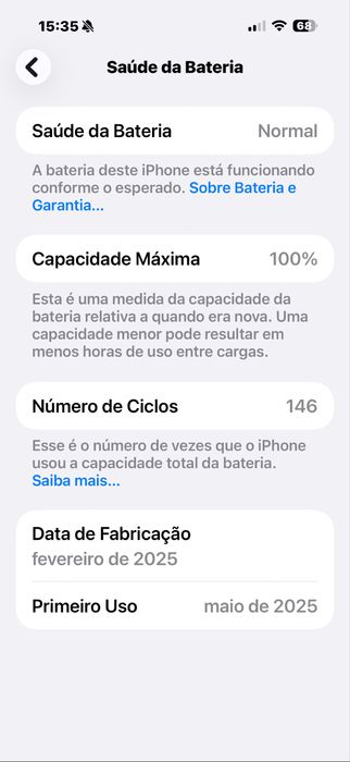 iPhone 16 Pro Max 512 na garatia até 05/26