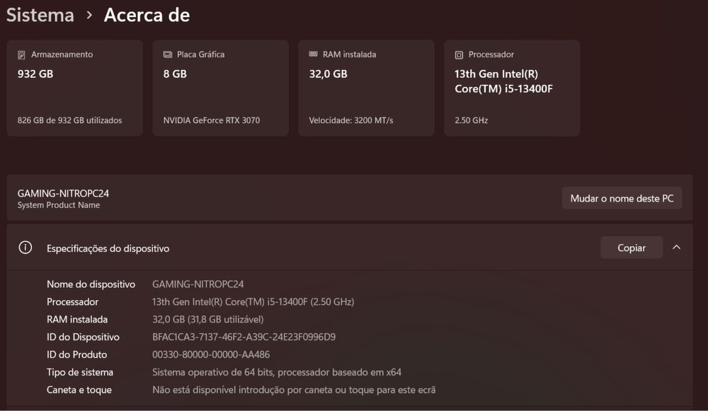 Vendo Torre gamer