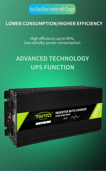 ДБЖ Инвертор +БАЙПАС  ИБП 2-4кВт инвектор інвертор Преобразователь UPS