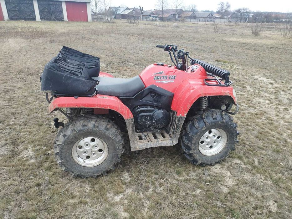 Arctic cat 400 4x4  quad zarejestrowany, hak, wyciągarka