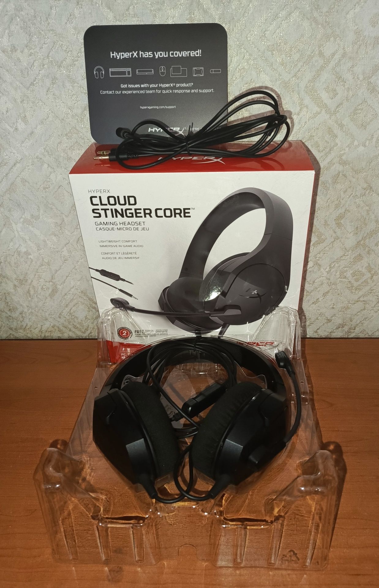 Новые игровые наушники HyperX Cloud Stinger Core (HX-HSCSC2-BK/WW)