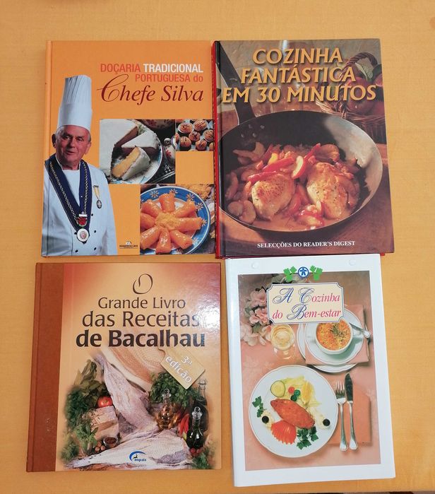 Livros de Doçaria Portuguesa e de Cozinha