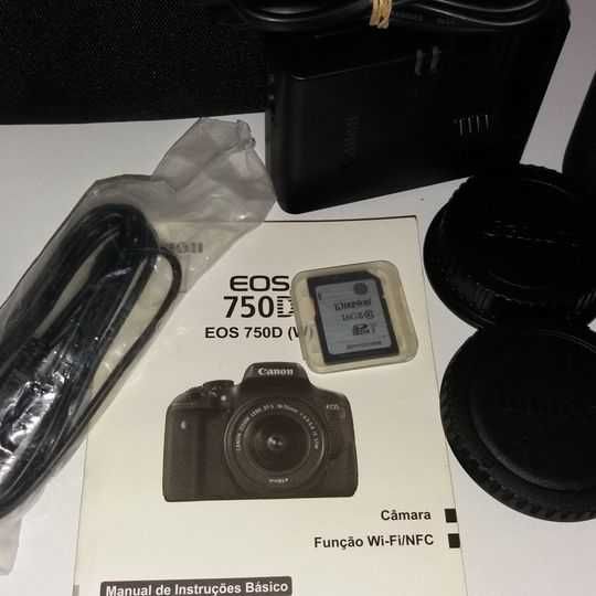 Máquina Fotografica Canon 750D