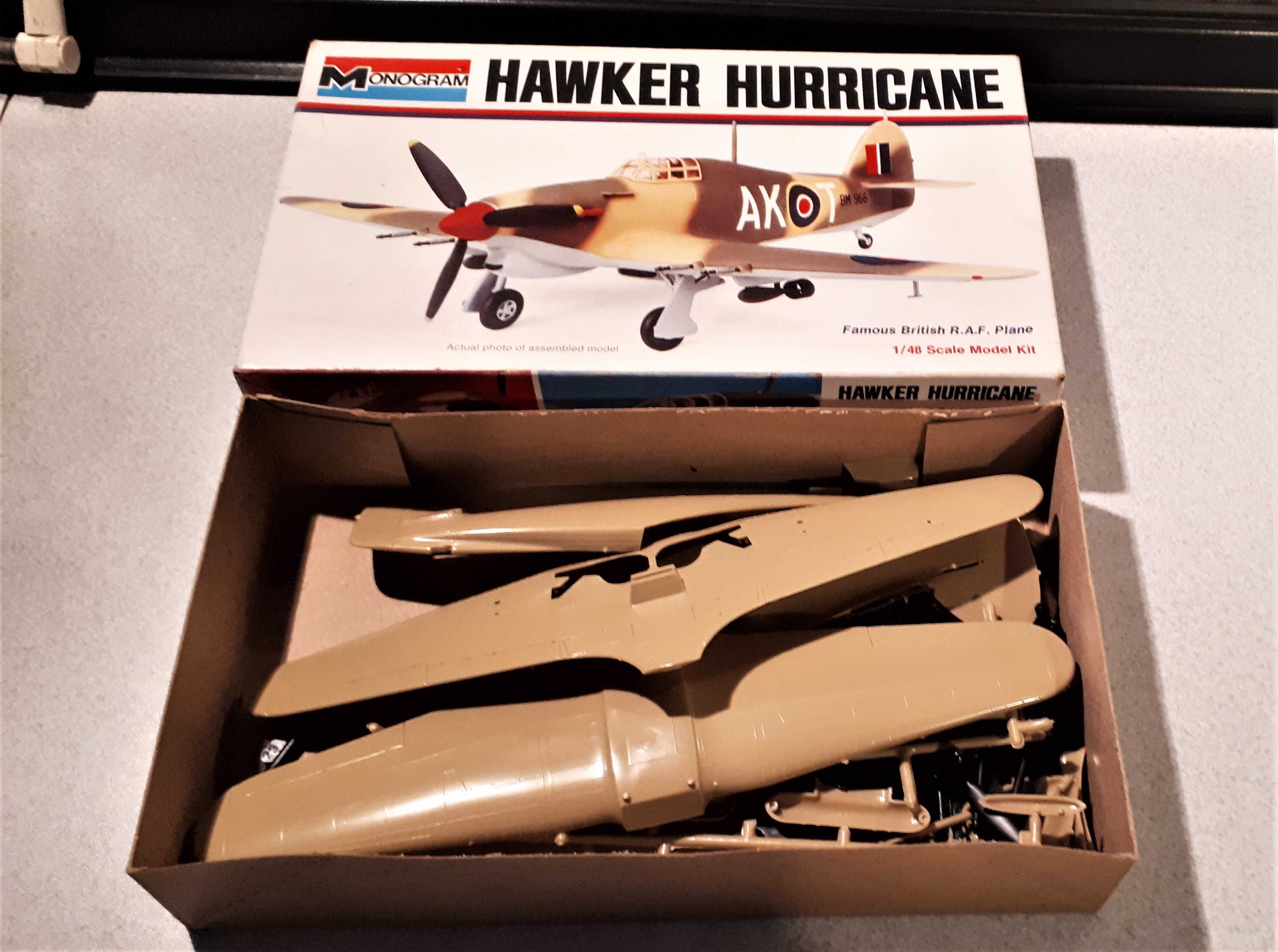 model samolotu Hawker Hurricane 1:48 Monogram