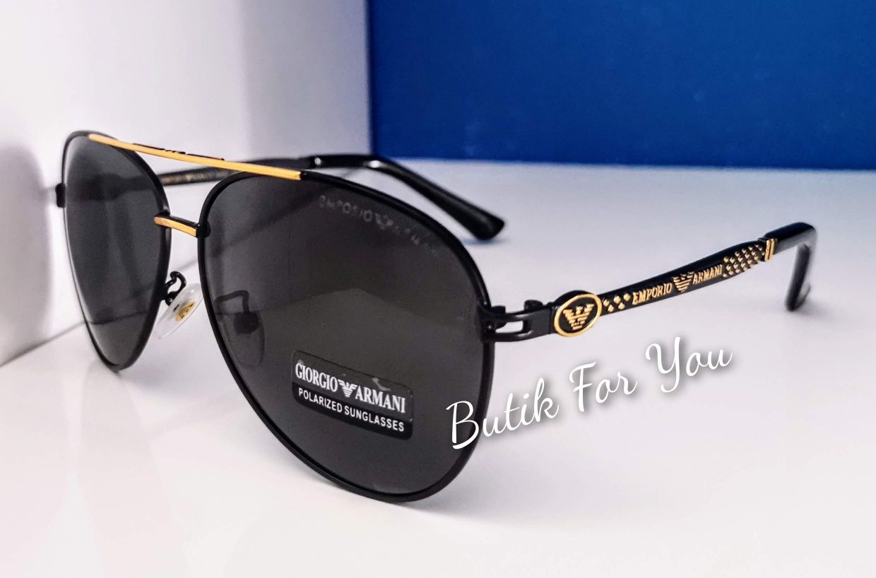 Okulary przeciwsłoneczne męskie premium Armani