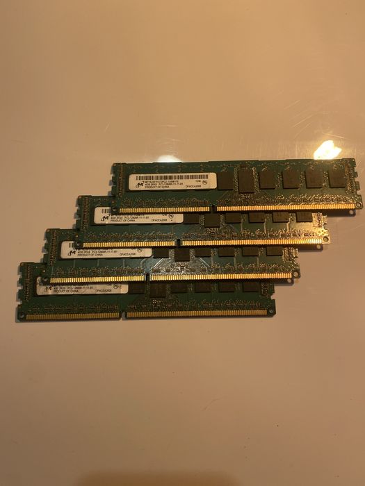Pamięć RAM DDR3 16GB (4x4GB) 1600MHz – sprawna