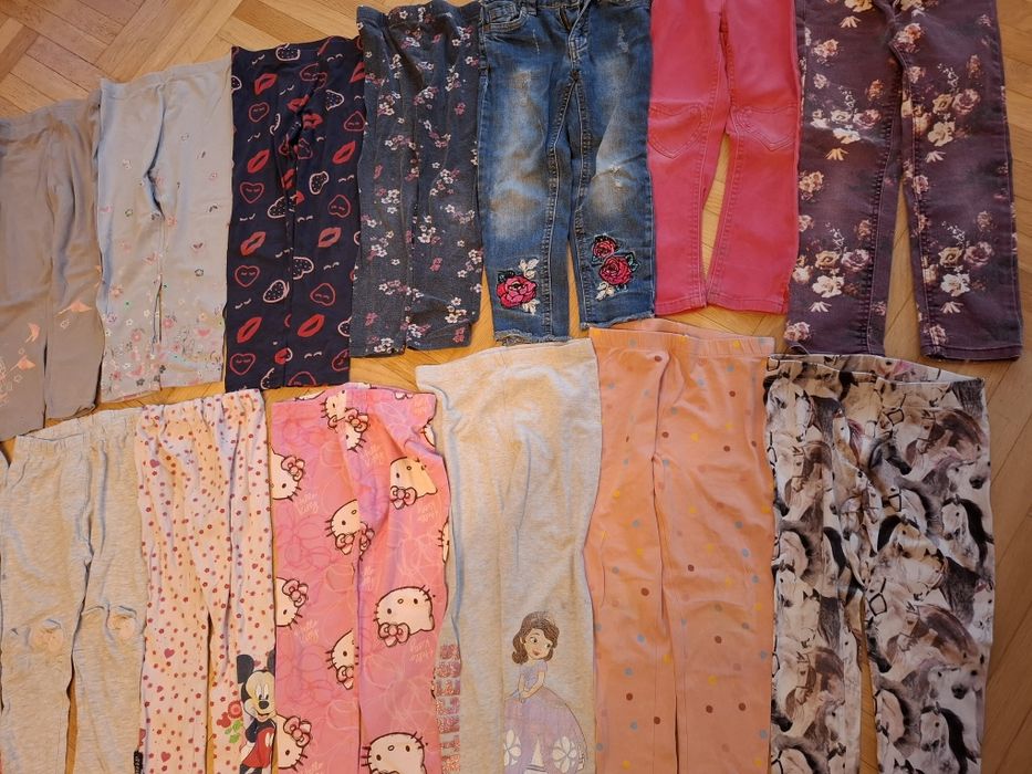 Getry leginsy spodnie jeans dla dziewczynki rozmiar 98/104