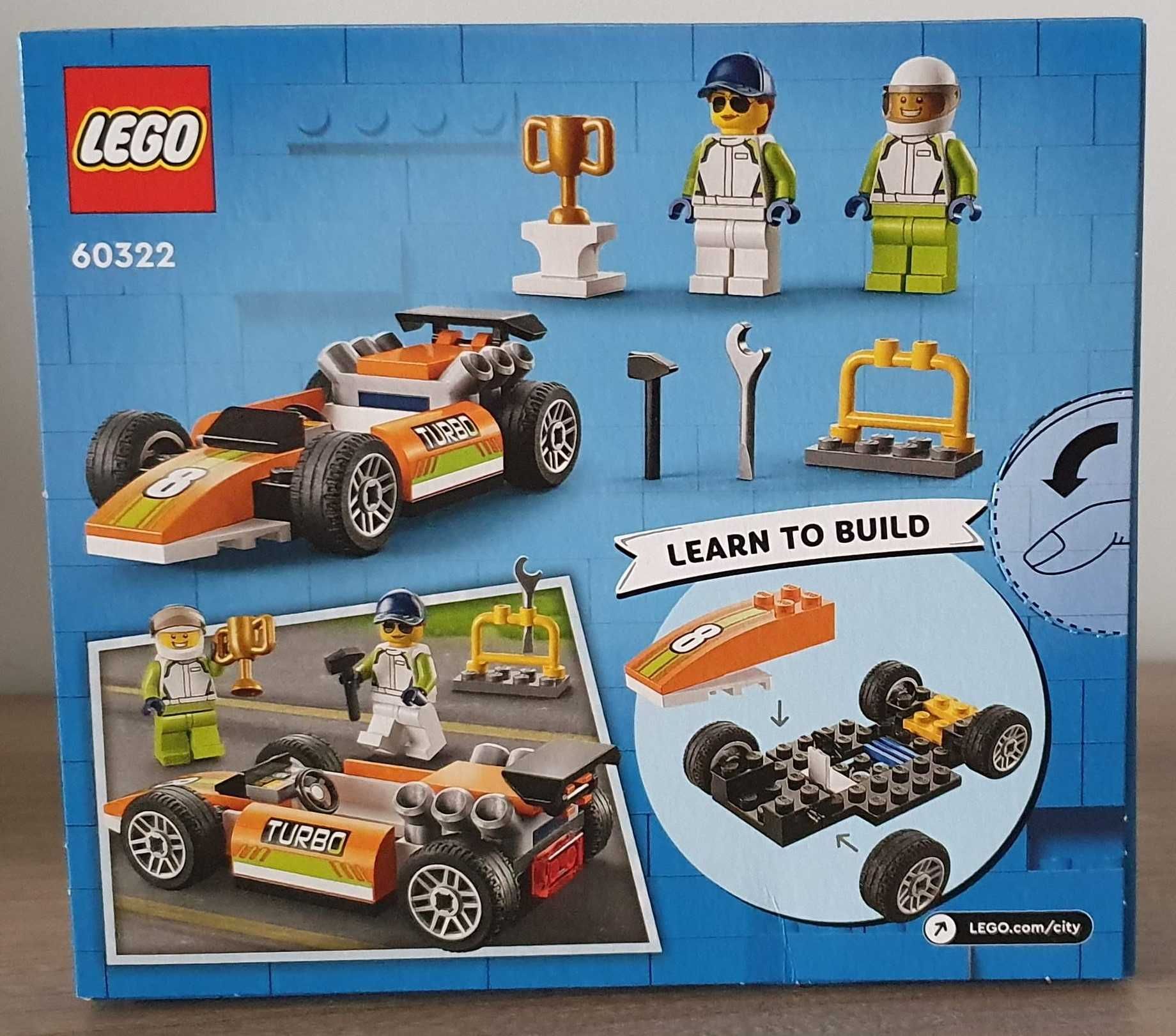 LEGO 60322 City - Samochód wyścigowy nowe