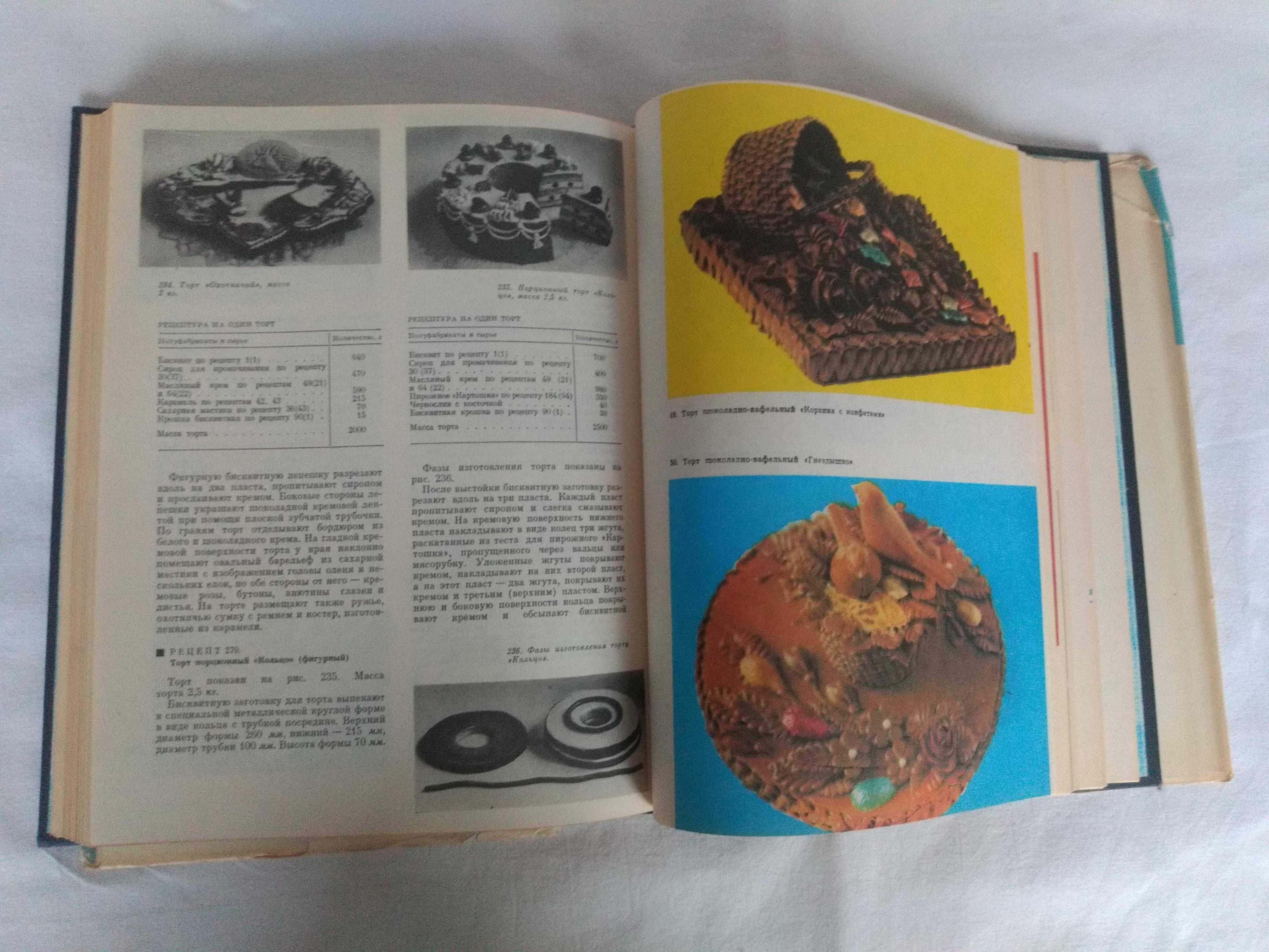Книга Кулинарная. Производство пирожных и тортов. Мархель П.С. 1975г