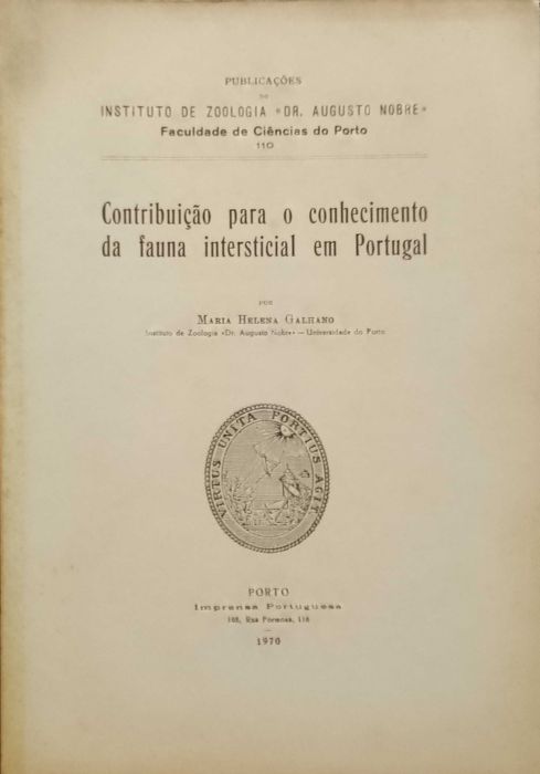 Contribuição para o conhecimento da fauna intersticial em Portugal