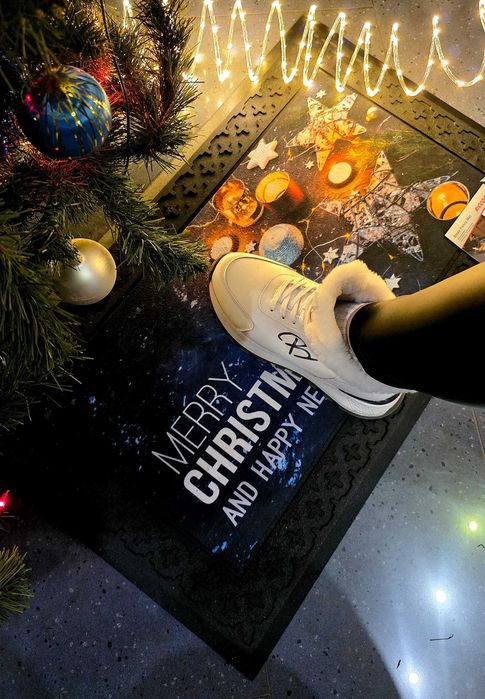 Wycieraczka ŚWIECĄCA GRAJĄCA Mata Ozdobna Boże Narodzenie PREZENT