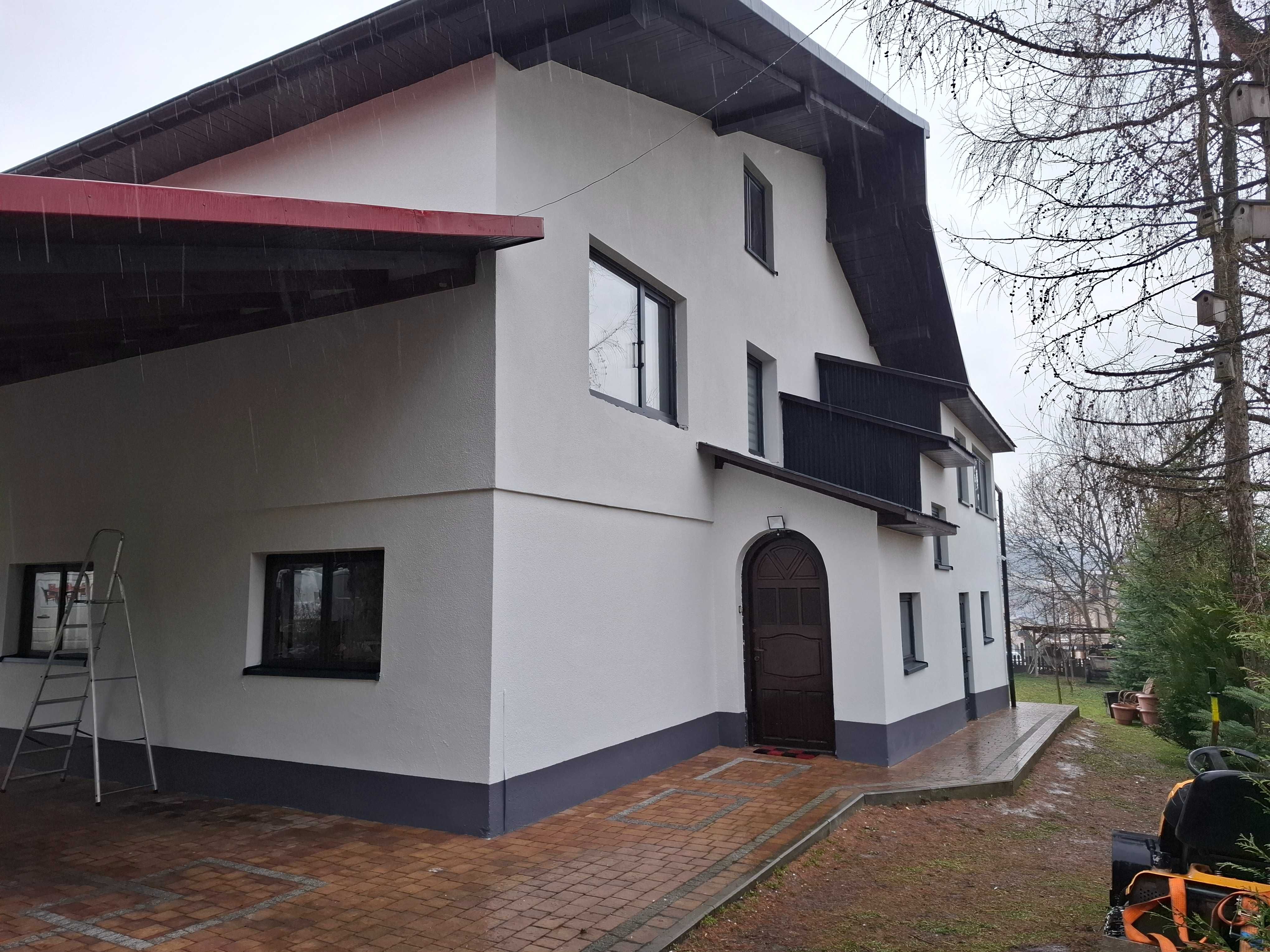 Malowanie dachów-Malowanie elewacji impregnacja gontu-bali
