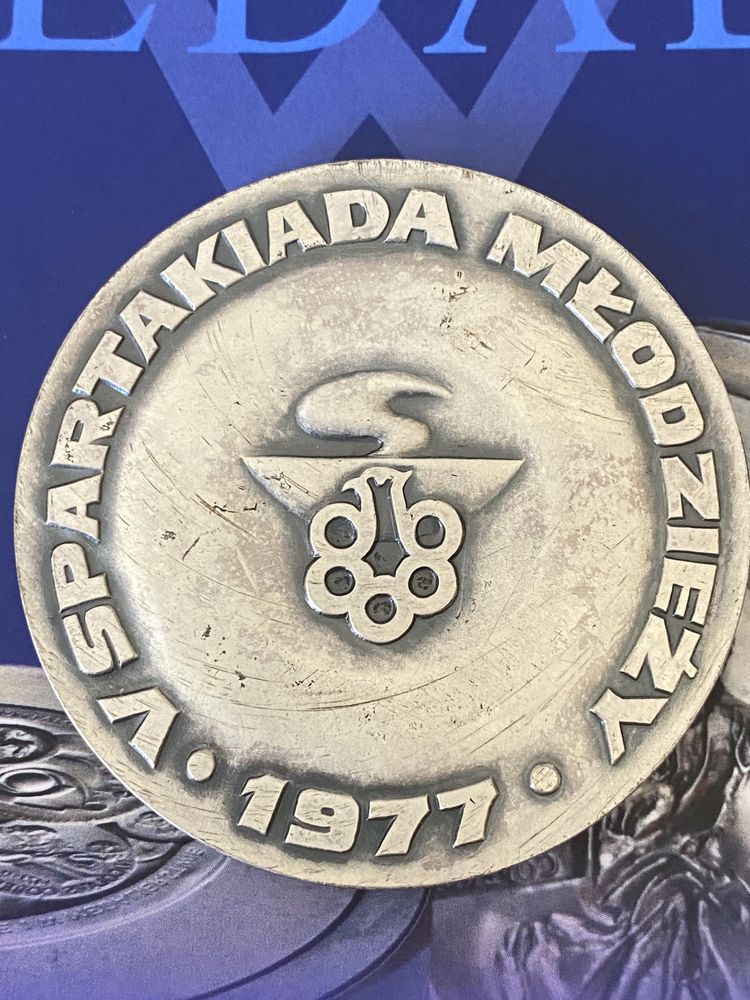 Medal V Spartakiada Młodzieży 1977. Mennica Państwowa