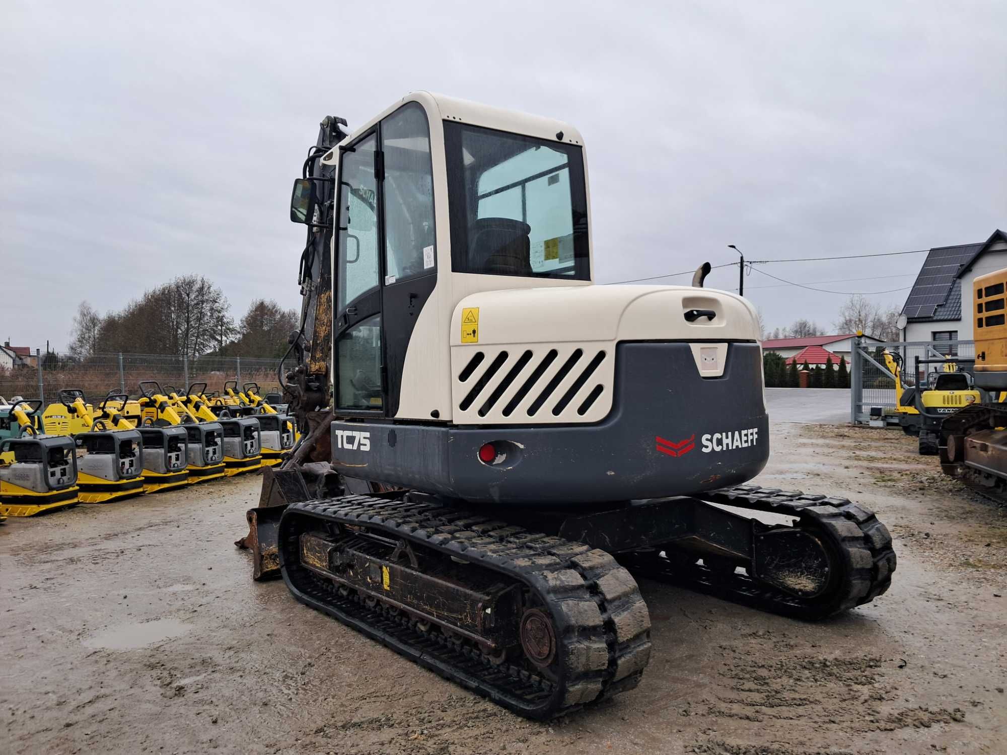 Minikoparka SCHAEFF TEREX TC 75 / 17r! / 7,5T / volvo ecr 88 yanmar