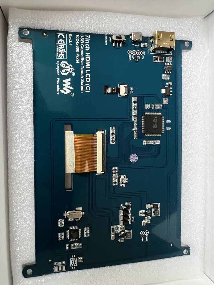 Ekran 7 calu Raspberry pi hdmi