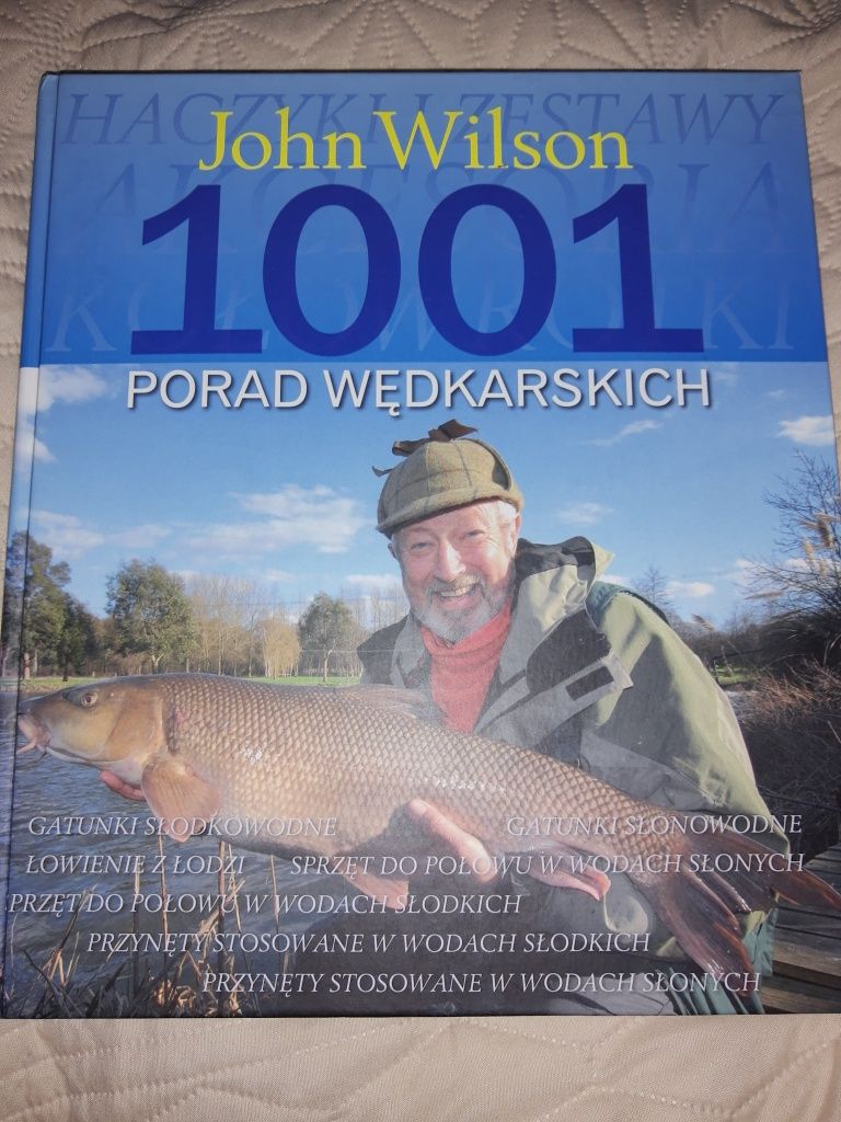 Książka " 1001 porad wędkarskich" stan idealny