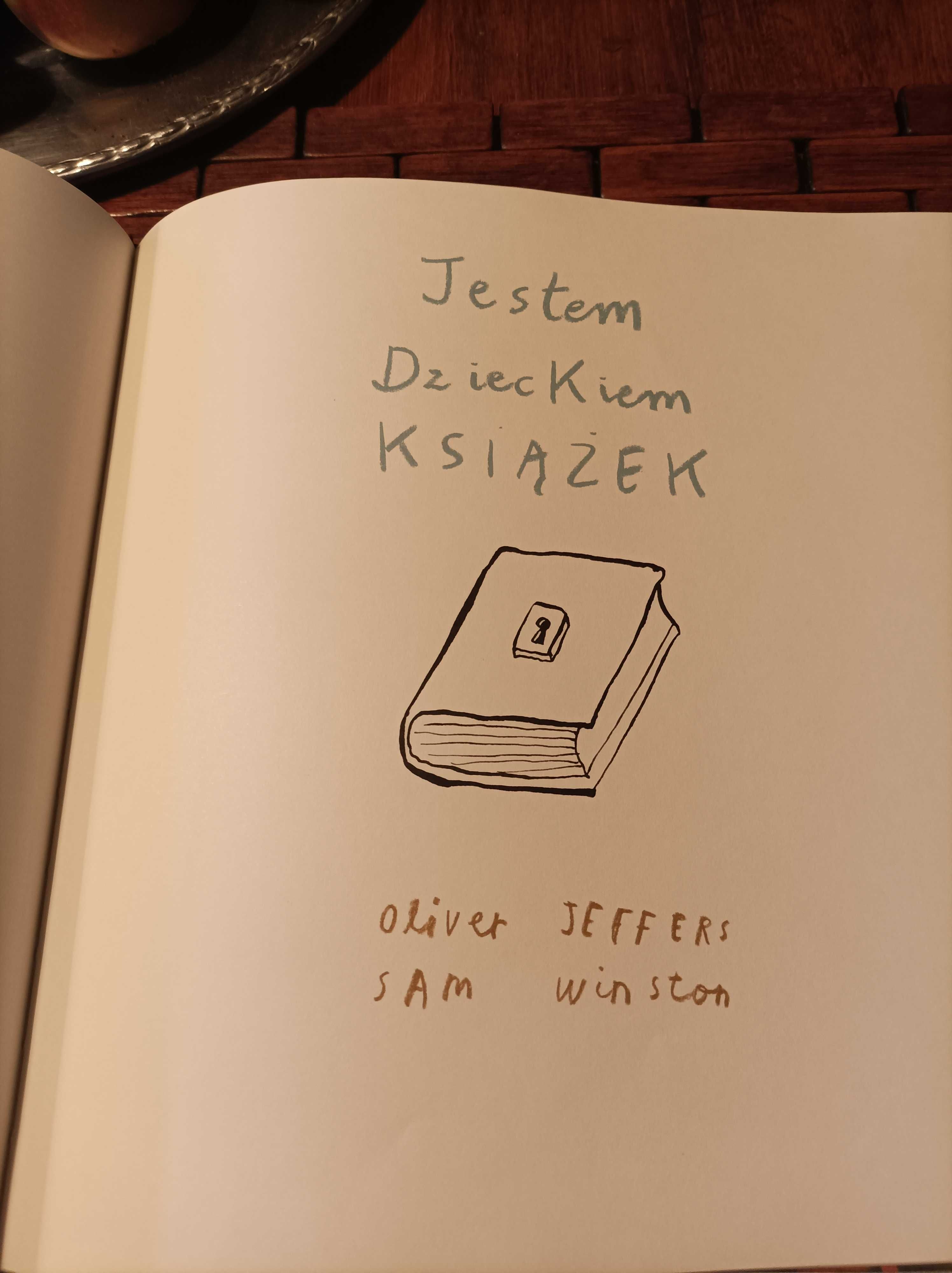 Jeffers Winston jestem dzieckiem książek