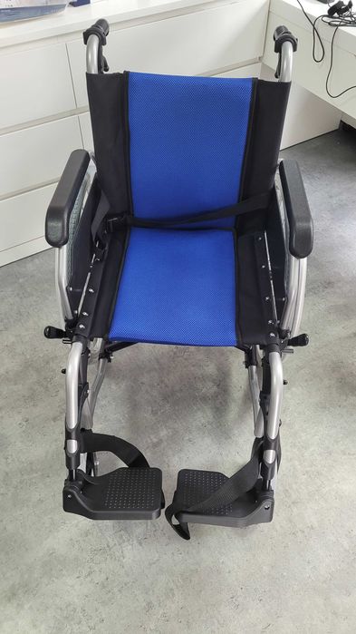 Wózek inwalidzki aluminiowy NOWY ZA DARMO ZE ZLECENIEM NFZ Reha Fund