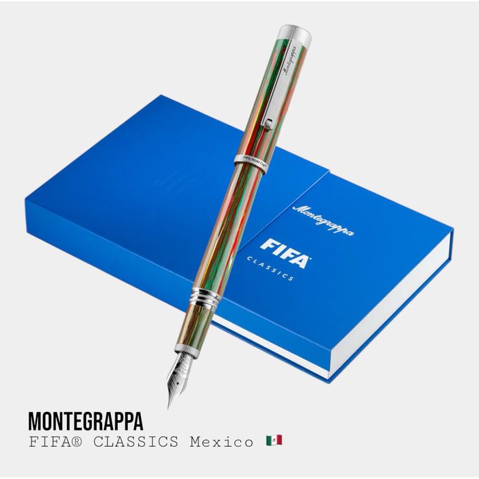Пір’яна Ручка Montegrappa FIFA Mexico | Ліміт 100 шт | 14K золоте перо