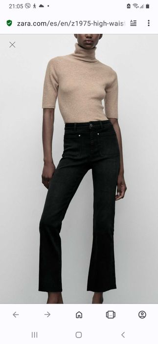 Джинси Зара, розмір 34, пот 32, пос 40, довжина 96