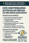 Faço serviços de eletrica