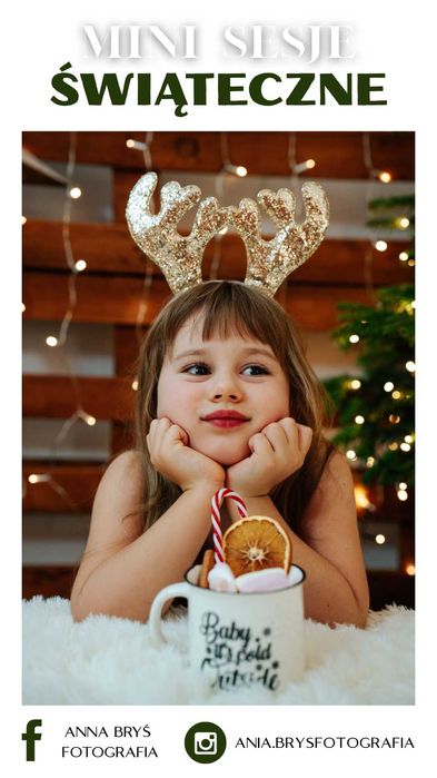 Świąteczna MINI SESJA zdjęciowa Wrocław