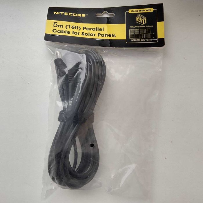 Кабель для з'єднання 2 сонячних панелей Nitecore Parallel cable (5м)
