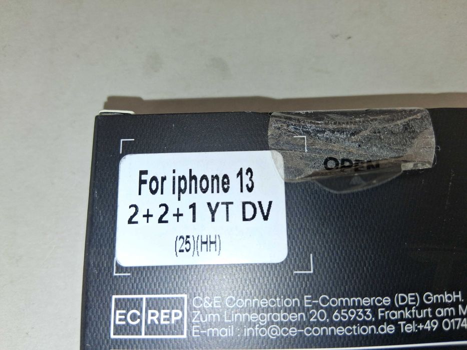 E118 Zestaw Etui Silikonowe Szkło Hartowane Ochrona Aparatu iPhone 13