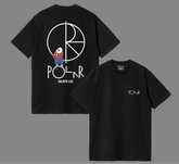 Мужская футболка Polar skate co big boy унисекс черная полар скейт
