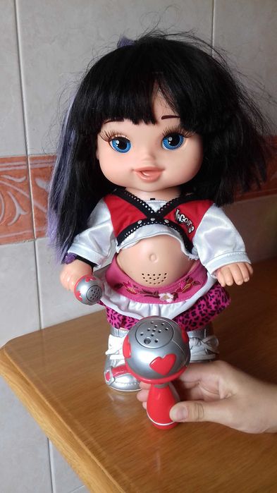 Boneca jaggets interactiva/melhor amiga para a sua filha