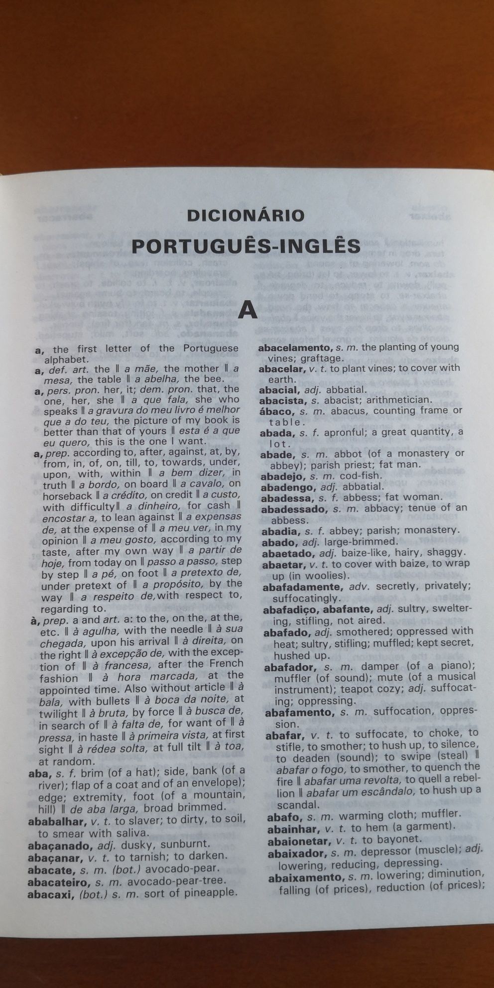 Dicionário Português - Inglês