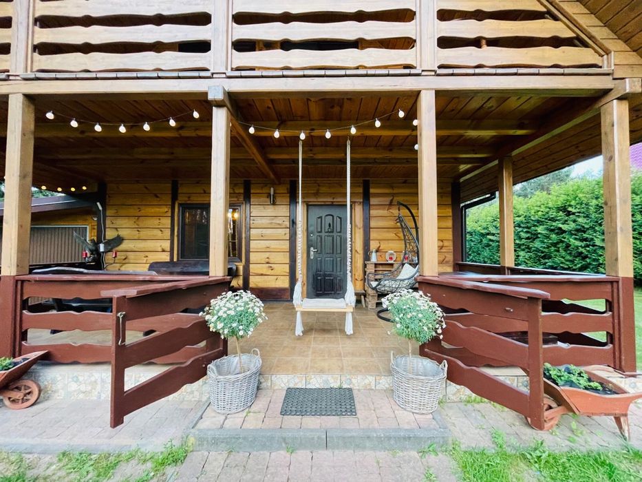 Domek letniskowy/caloroczny na Mazurach nad jeziorem Mielno