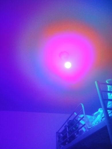 Lampada led multi cores