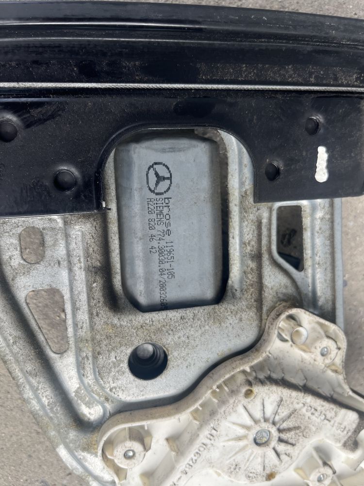 Oryginalny mechanizm szyby Mercedes C w203 Drzwi Kierowcy